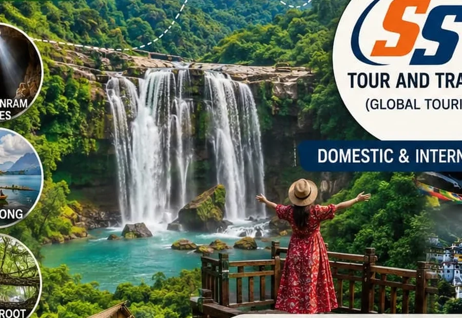 Meghalaya and North East India travel imagery