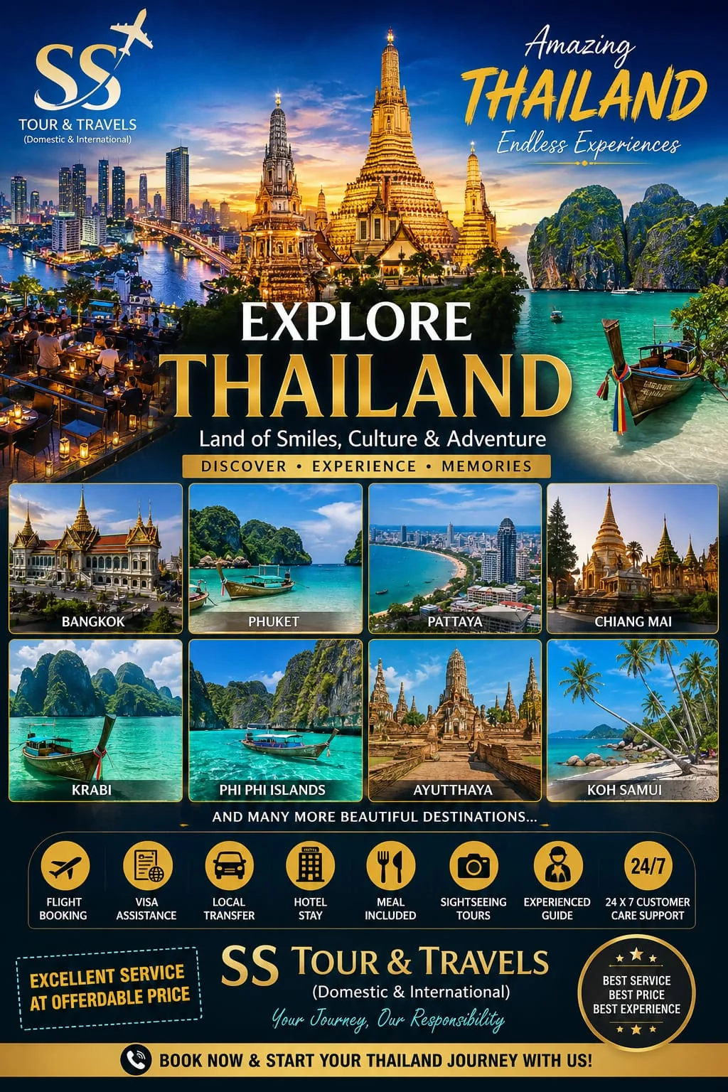 Thailand travel creative